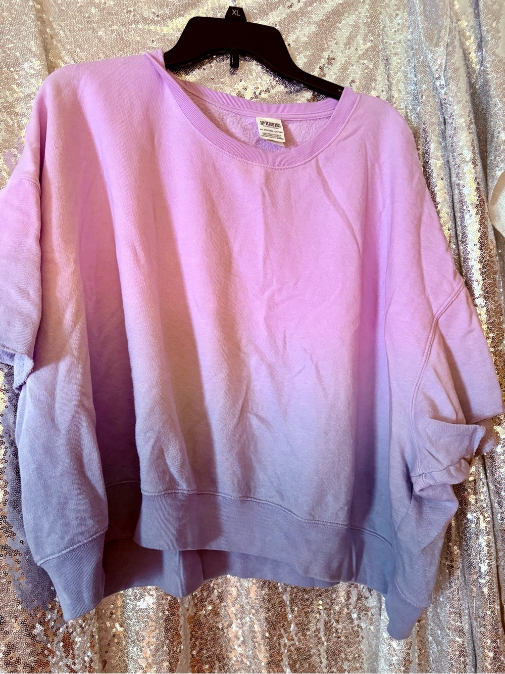 PINK Victoria's Secret Lavender Ombre Crewneck Sweatshirt